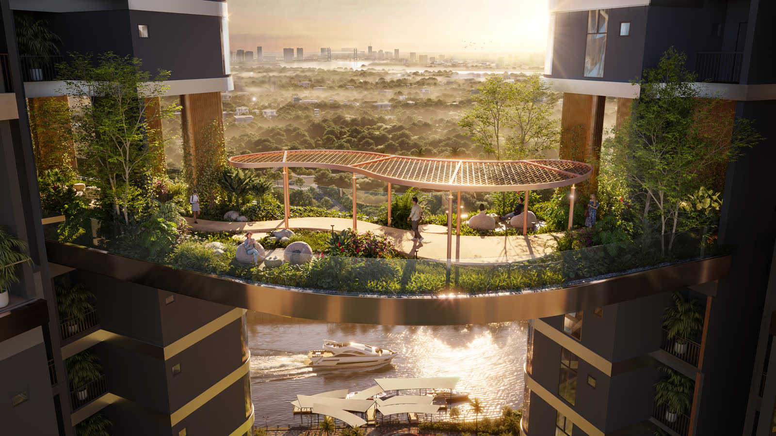 Cung đường xanh đón gió ven sông Palm River